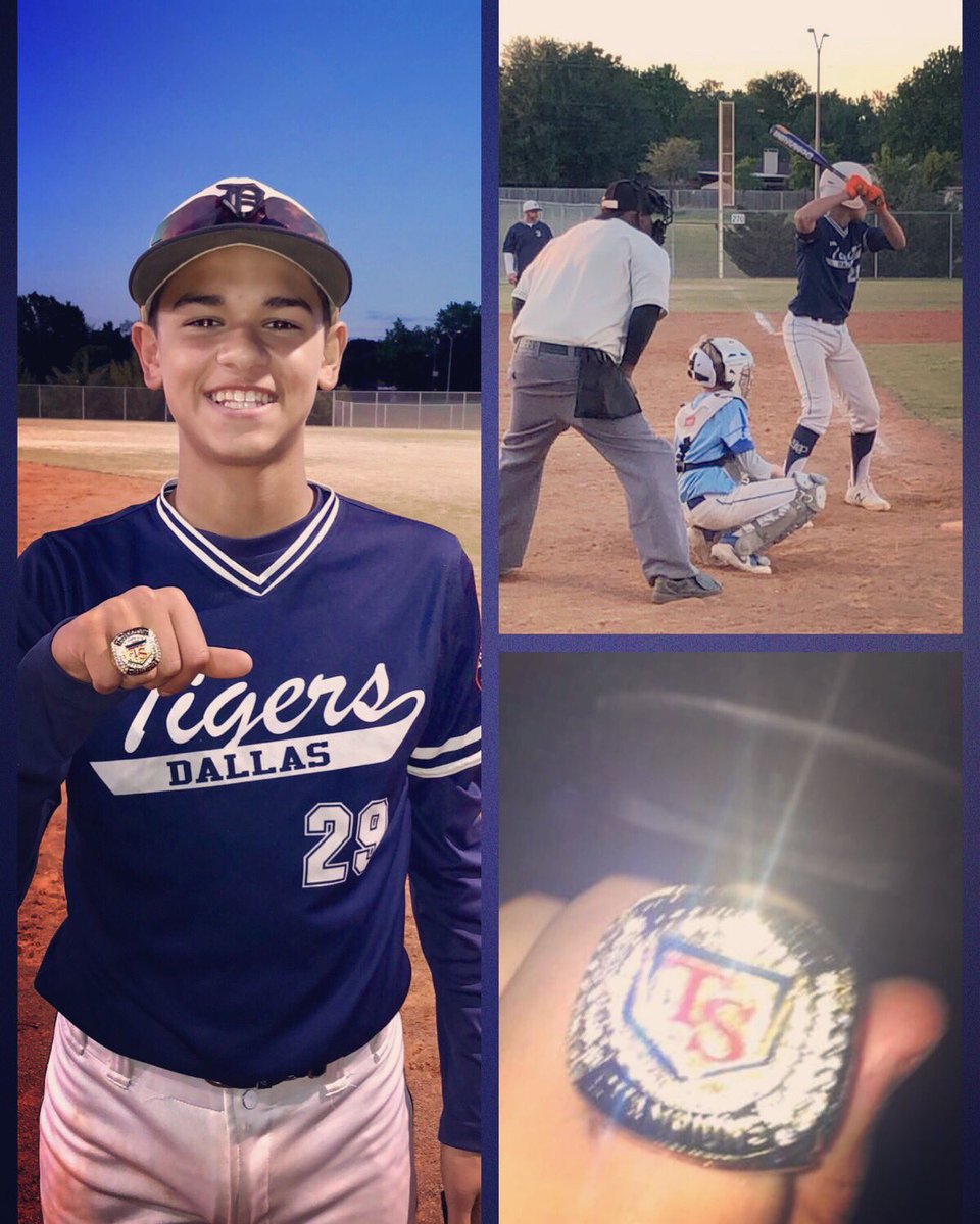 saranicole004's tweet photo. My Champ! #ThatRingTho 😳 #DallasTigers #Champs https://t.co/r1avvbAT7M