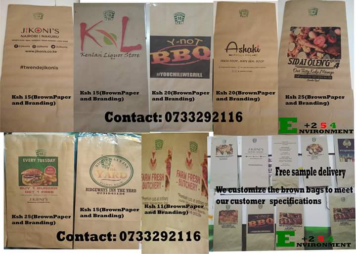 AntonyNgureG's tweet photo. We are the leading enterprise in all branded packaging bags.
For as low as Ksh 10 (the brown packaging bag and the branding.)
To order contact 0733292116 or
branding@shop.environment254.org
Free Sample delivery. #environment254branding #environment254 https://t.co/LM9A1kvHEG