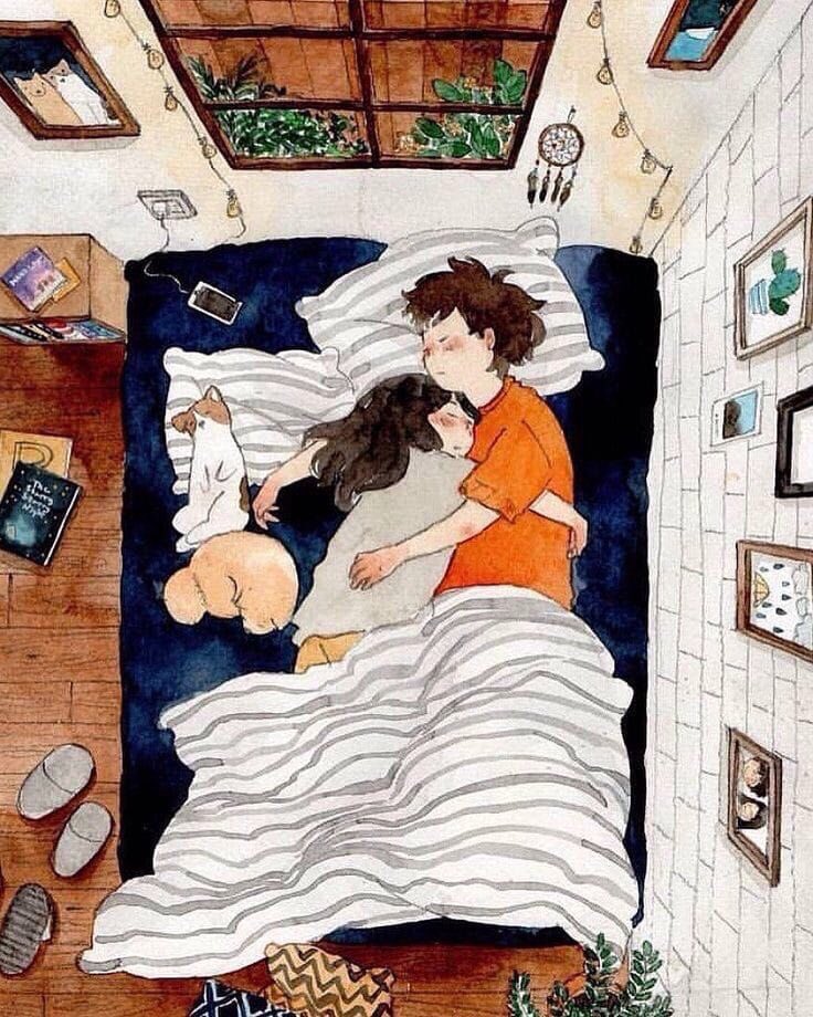 Para mi esto es paz ❤