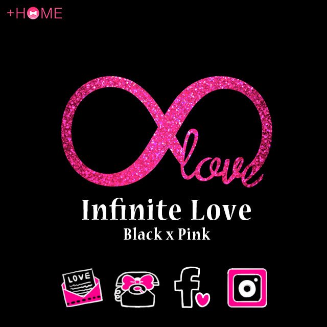 Home 公式アカウント 新作情報 Infinite Love Black Pink 無限大を表す マークとloveの文字の組み合わせがオシャレ ブラック ピンクで可愛いのにクールなテーマです Dlはこちら T Co Ekfxwiwqse きせかえ 壁紙 Plushome T