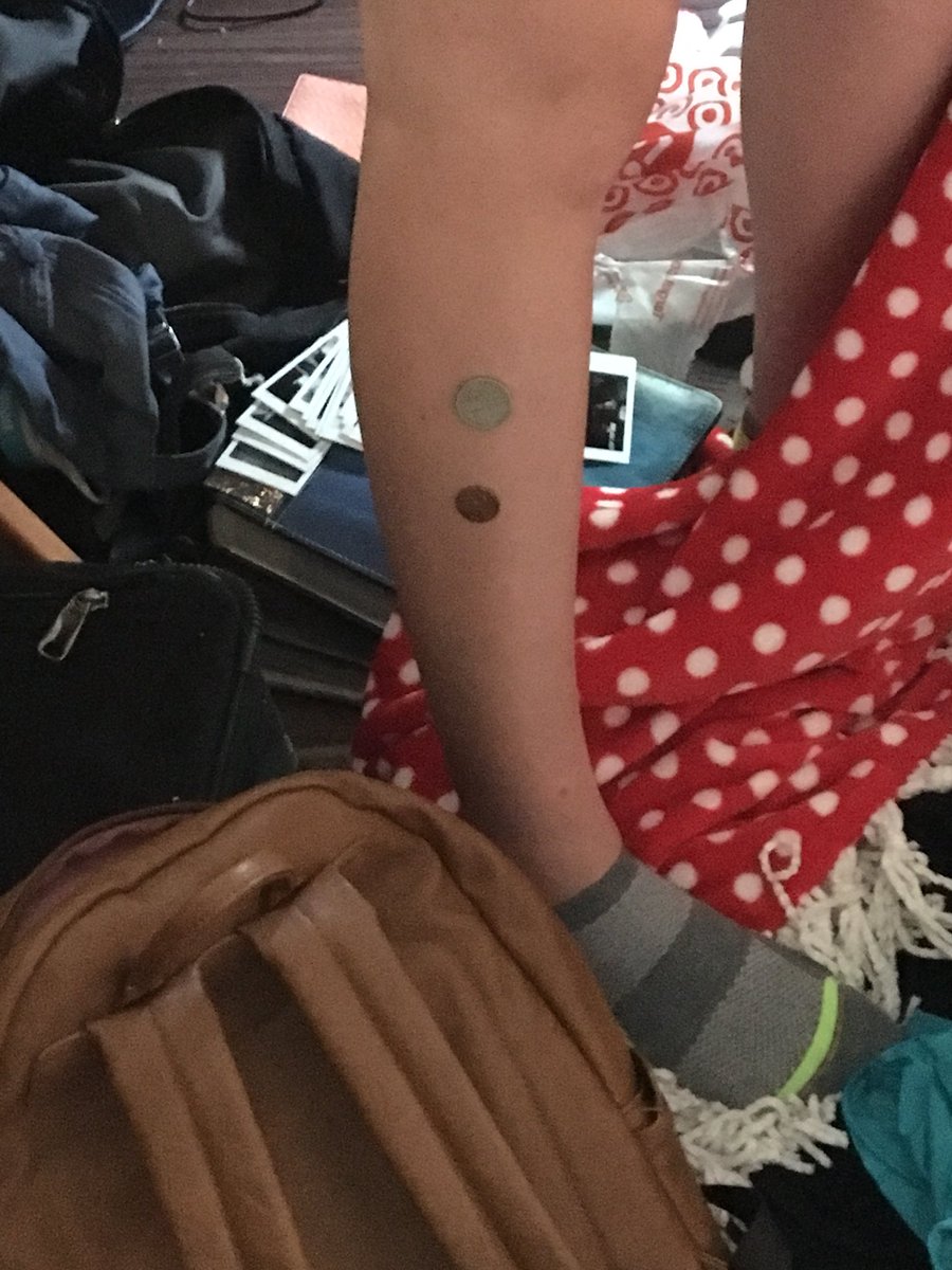 ashbrowne397's tweet photo. One time last year I stayed at Becca’s dorm and when we woke up she had coins stuck to her leg https://t.co/xPF9HGJAf3