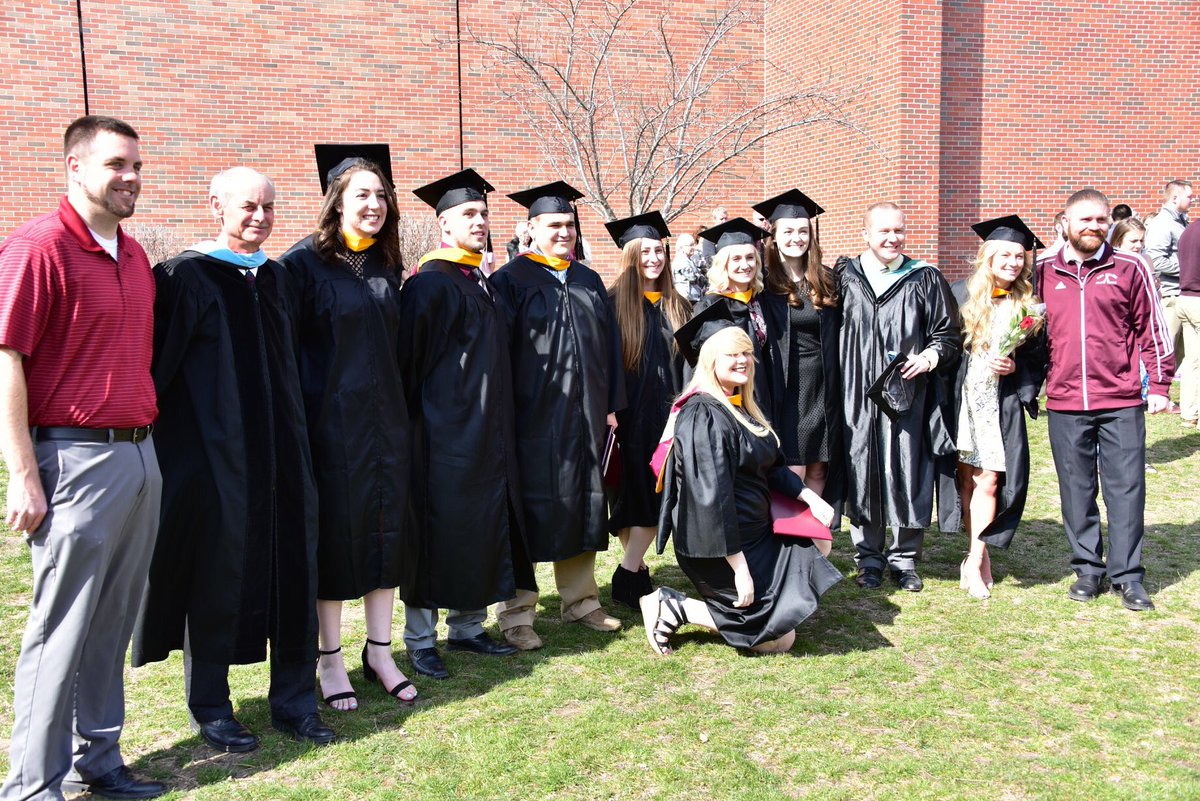 Congrats to Athletic Training seniors on their graduation! We look forward to watching your growth as a professional! <a href="/AlmaCollegeAT/">Alma College AT</a>
