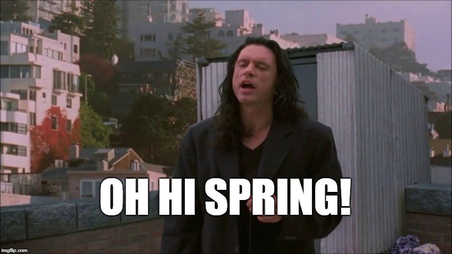 ChrisHavelyWX's tweet photo. We finally kicked winter to the curb this week! #WeDidNotHideSpring #WeDidNot https://t.co/NLga44SVRf