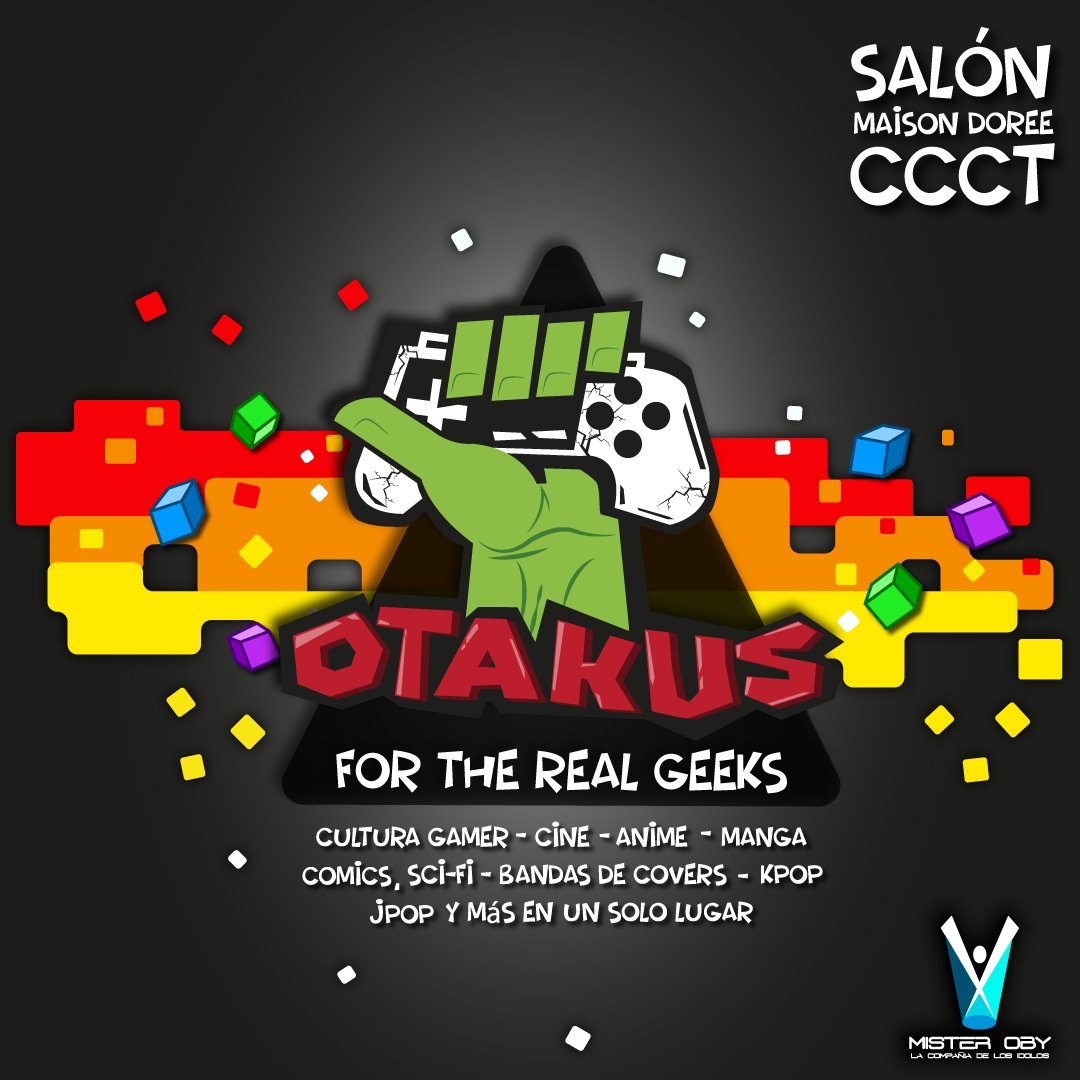 cobitv_'s tweet photo. #Otakus La expo creada por #MrOby para los #Gamers amantes del #Cine #anime #manga #Comics #SciFi #Kpop #Jpop #Cosplays y más... También tendremos torneos de #FIFA18 #Tekken #SuperSmashBros #JustDanceAvatar ... 1, 2 y 3 de Junio Maison Doree CCCT entradas https://t.co/If6ZQuzX9W https://t.co/KuDGEuGEEM