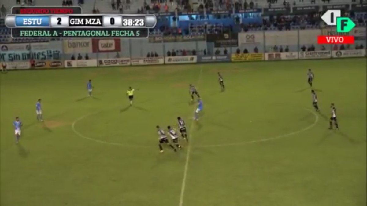 InteriorFut's tweet photo. 📺 #IFPlay ¡GOL! de @GimnasiaMendoza. Leandro Becerra marca el 1-2 para los mendocinos que caen por la minima ante @EstudiantesRio4 https://t.co/zMaUpyclDK