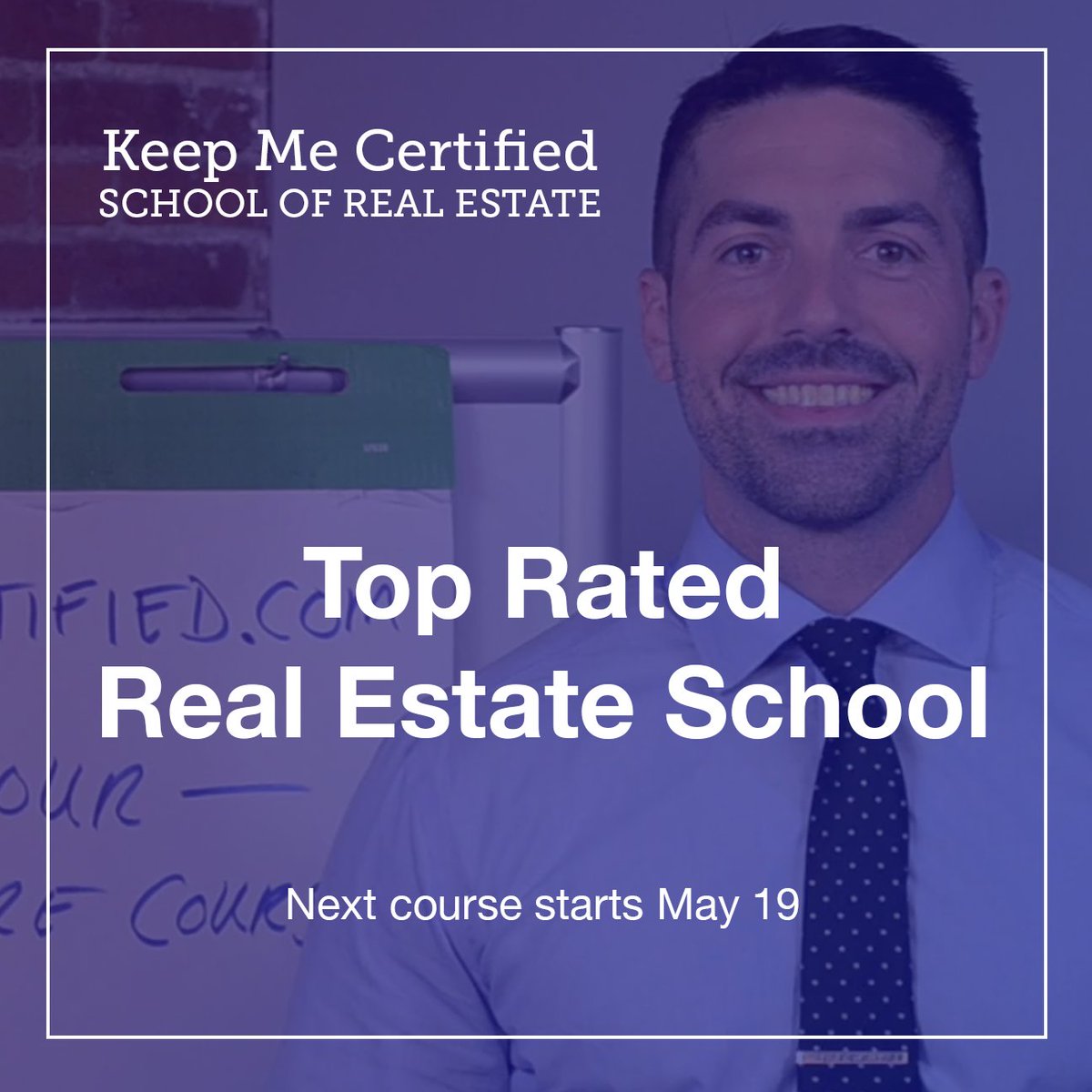 KeepMeCertified's tweet photo. Join us for our next MA real estate license exam prep course starting May 19. Learn more and reserve your spot online:  https://t.co/n81DrKvuu4 https://t.co/kJYGrrczAi