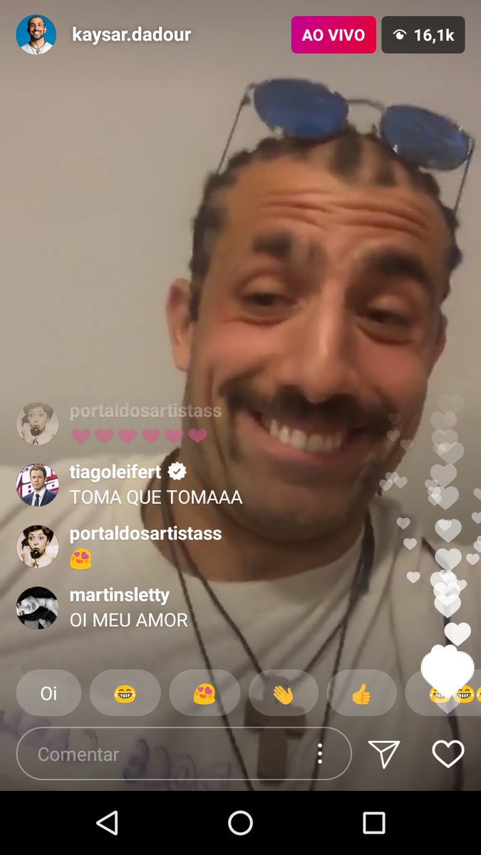 Iza_rochac's tweet photo. #BBB18 Kaysar ao vivo no Instagram, eu tô morrendo kkkkkkkkkkkk Amoo ❤ #MaratonaRedeBBB #RedeBBB https://t.co/witHOgRnUj