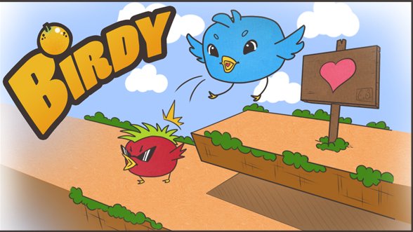 2 hours before the end, here my COMPO for the #ludumdare #LudumDare41 #LDJAM  #LDJAM41  hagamosvideojuegos.gamejolt.io/birdy have fun! Thanks to @TsuchiGallery by this amazing cover!