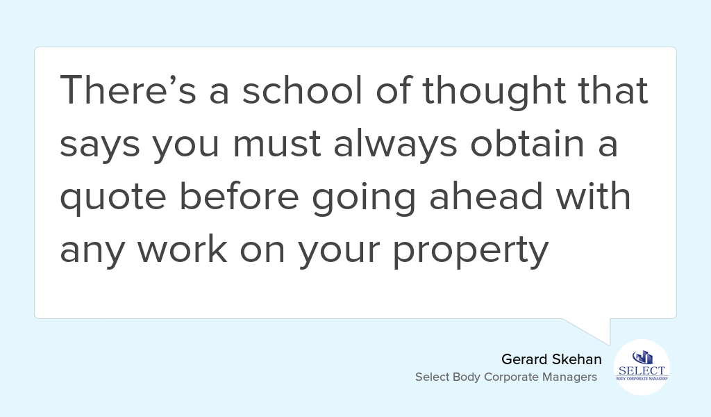 SelectBCM's tweet image. "Whether it’s fixing a tap washer or re-nailing skirting boards, small jobs make up part of every..." goo.gl/ryP9Ag #Property #Quotes #Bodycorporate #Job