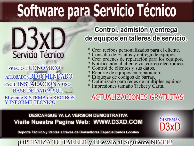 sistemasd3xd's tweet photo. Hey! Talleres de Servicio. Usa un software que te ayude a tener control de tus servicios y garantías https://t.co/GJRBrNB1hu https://t.co/AuAznJ4ZsI