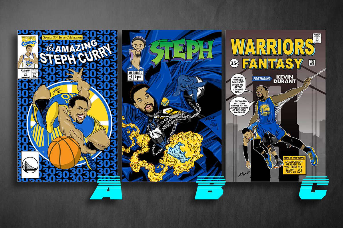 CoverSwipes's tweet photo. We got some Steph Curry prints from our buddy Tony PSD & we are giving one away with the next 15 orders over at https://t.co/KhPkMVRu3f
You can choose A, B or C or spend more than $50 & you'll receive all three!
#spawn #spawn1 #spiderman #amazingfantasy15 #asm300 https://t.co/icegLfpTrG