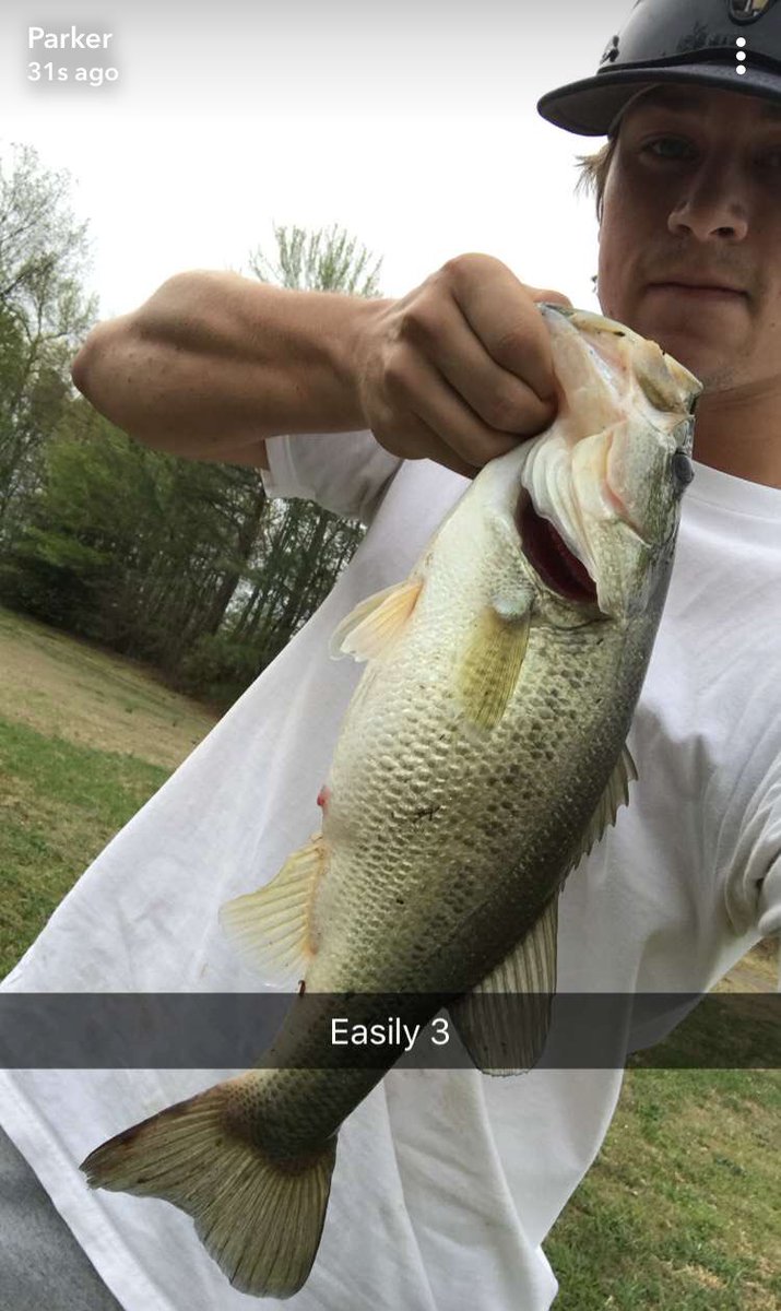 TrinityFishing's tweet photo. Member @ParkerWilburn was catching some nice bass on Earth Day! #fishingisfun #EarthDay2018 https://t.co/cY5hNhLNUC