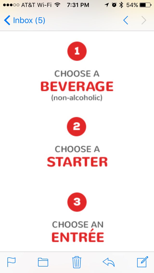 BryceTheChris's tweet photo. @Chilis since when is a beverage a "course?" https://t.co/Oe1Onv7oyS
