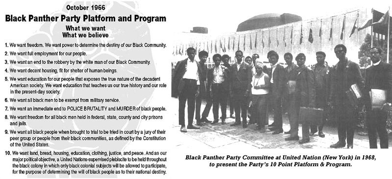 BobbySealecom's tweet photo. 10 Point Platform &amp; Program was the original #BlackPantherParty founding document It established direction/goals/ideas &amp; emphasized our commitment to address needs of the People We presented 10 Point Platform &amp; Program to United Nations in 1968 https://t.co/Y5ulGp5GS2 #BobbySeale https://t.co/K02yhbGRRQ