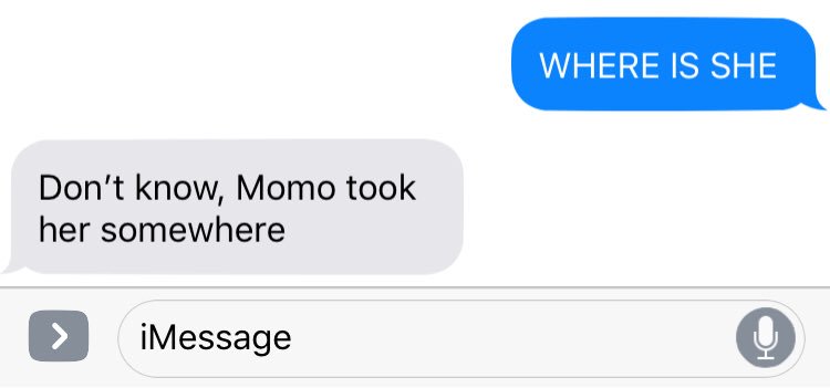 Dahyun is a frantic mess