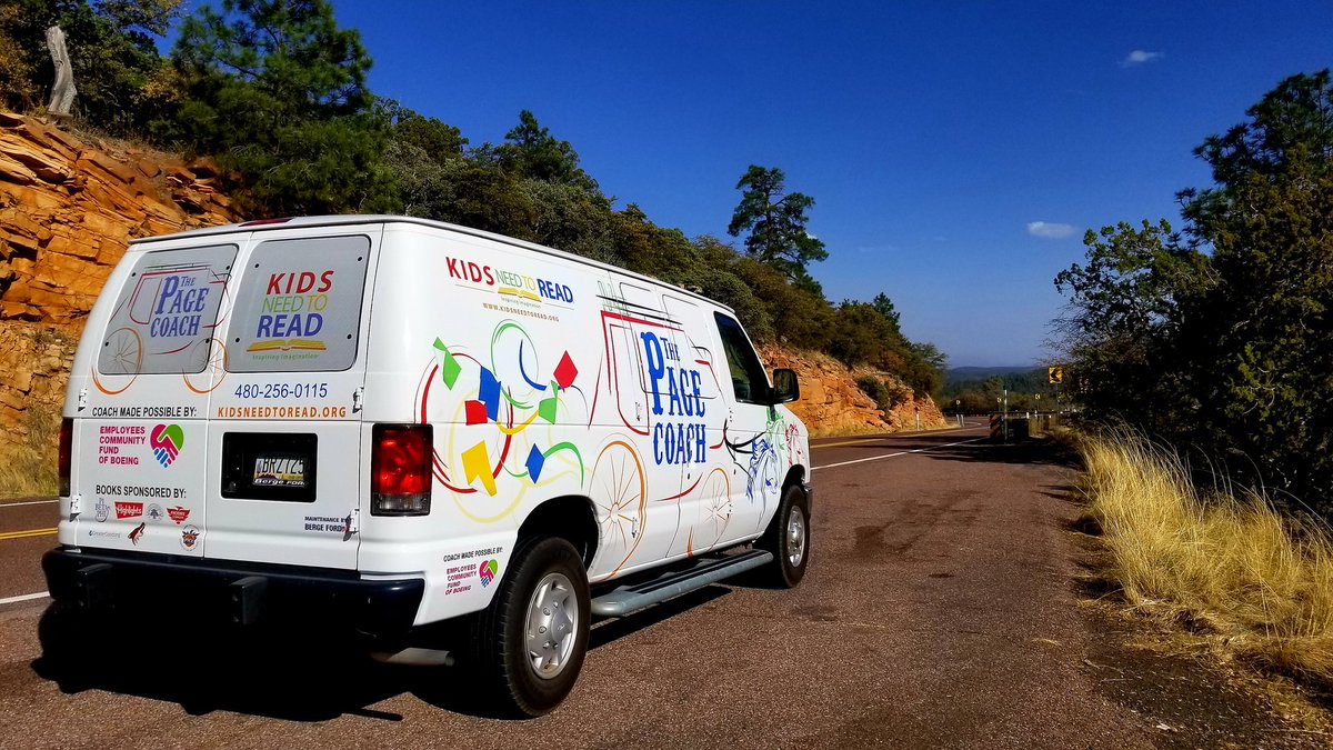 kidsneedtoread's tweet photo. The #PageCoach often travels along rural routes to deliver books to children living in remote or low socioeconomic communities. We hope you are enjoying a beautiful outdoor space on this #earthday2018! https://t.co/zEAcXo4ixi