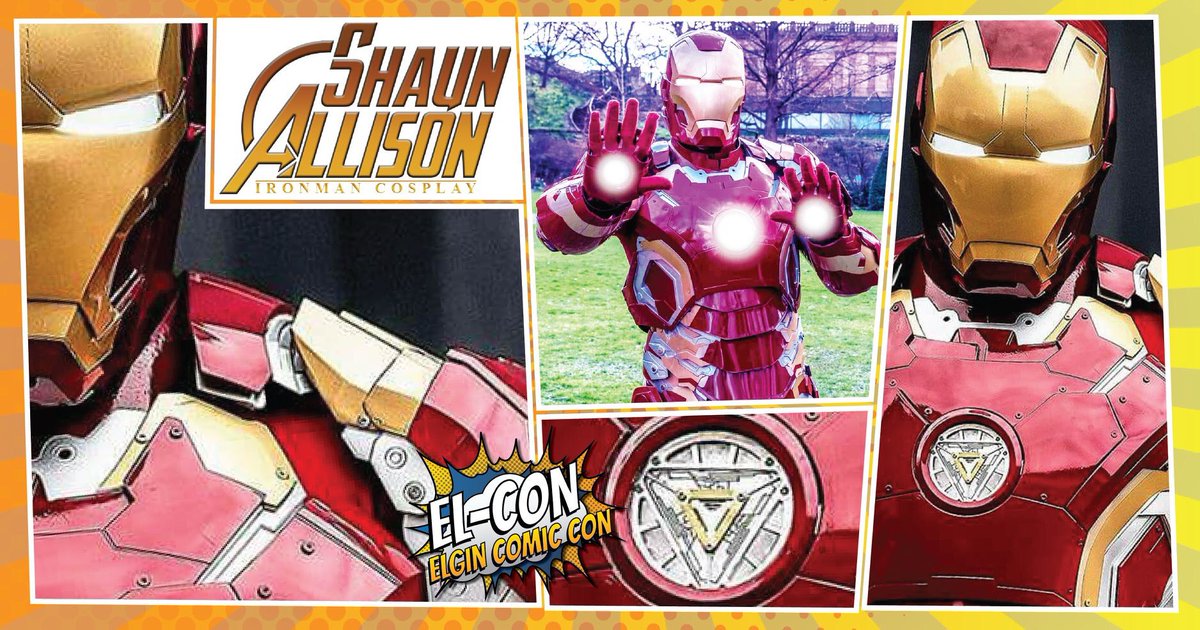 ElConElgin's tweet photo. El-Con are please to announce our guest, Iron Man Cosplayer Shaun Allison

#ironman #cosplayers #elgin #moray #elcon2018 #comiccon #marvel https://t.co/fvQNINUtGq