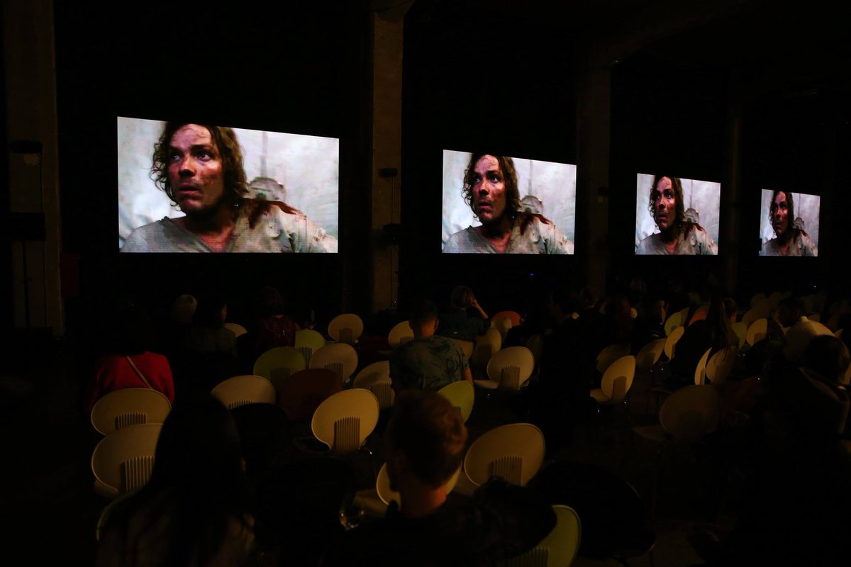 BruceTheSeries's tweet photo. Wow - check out #BruceTheSeries on the big screens at the 40th Moscow International Film Festival! We're so honoured to be selected by @rus_digital as one of the world's best web series! #mmkf #Moscow #BestWebTime #ThreeScreensAintEnoughForBruce https://t.co/Mk0OVoGcDI