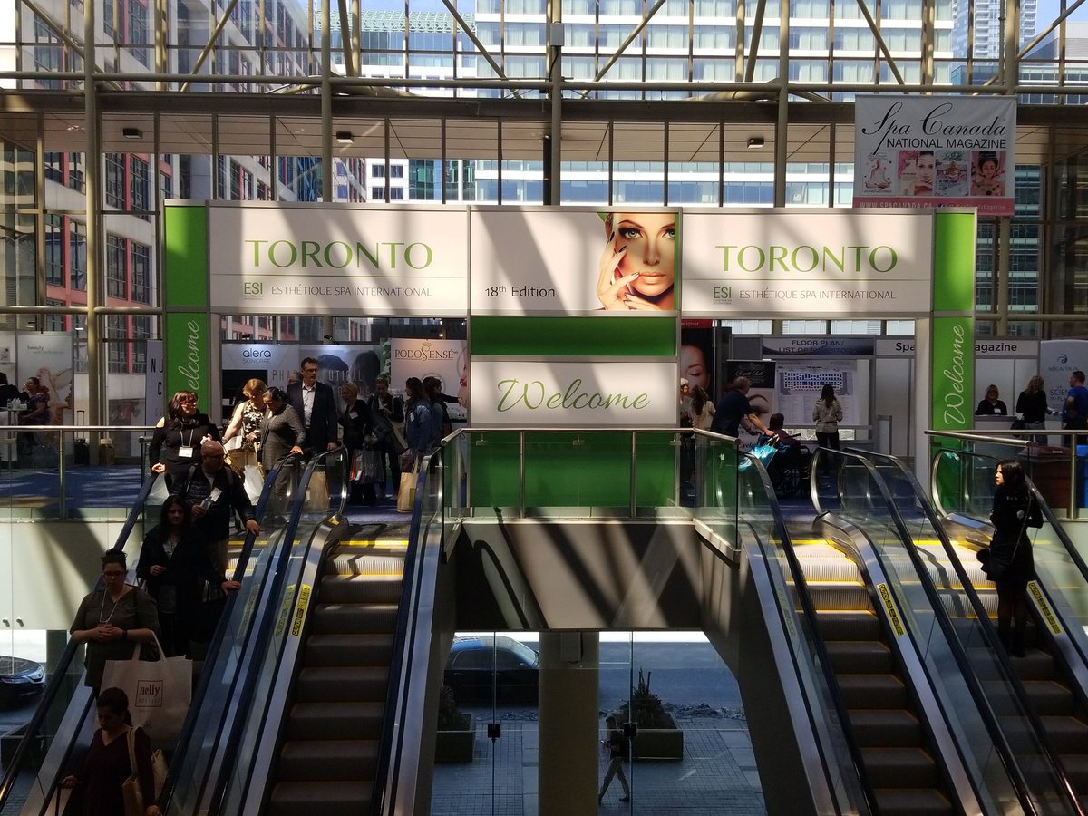 BornToTeachU's tweet photo. Had a productive day at the #spashow representing @durhamcollege. Excited to be developing Marketing Courses for NEW Programs. #MKTG https://t.co/5rzDYXD4BC