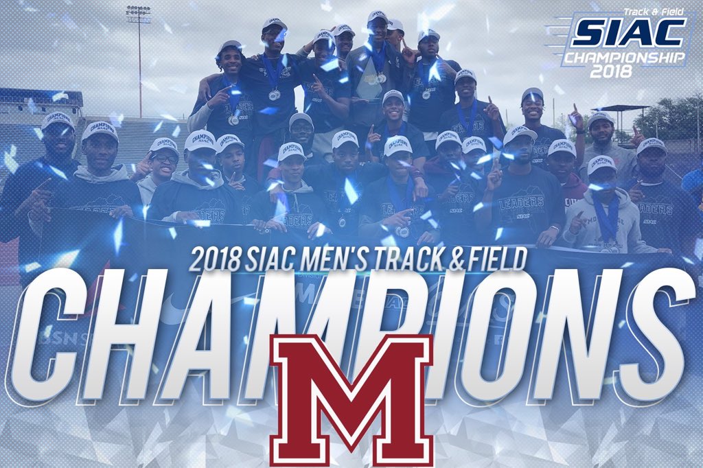 Morehouse's tweet photo. The Morehouse Maroon Tigers won the 2018 Southern Intercollegiate Athletic Conference track and field championship Saturday in Albany, Ga. https://t.co/5RYirRFMVg