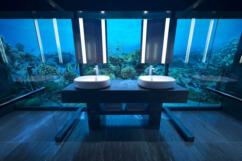 business's tweet photo. Inside a $50,000 underwater hotel room in the Maldives https://t.co/ORtyXglsf9 https://t.co/EUPg4avo0y