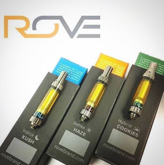 LoveFaithUnity1's tweet photo. If you haven’t tried #Rove cartridges yet then you are definitely missing out! Available in several #terpy flavors, each testing at least at 80% #THC!! Finish your weekend off right, grab one today at #LoveFaithUnity in #Bloomington! #riverside #vape #dabs #oils #cart #cartridge https://t.co/HkD1BEeHw1
