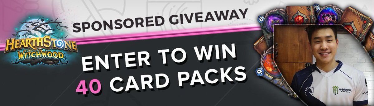 Liquid_Fr0zen's tweet photo. Hey, guys!  I've partnered up with @Advocategg to giveaway 40 Hearthstone packs for the new Witchwood expansion.  Enter here: https://t.co/nstY7BwoH7 https://t.co/xe3I76qbPt