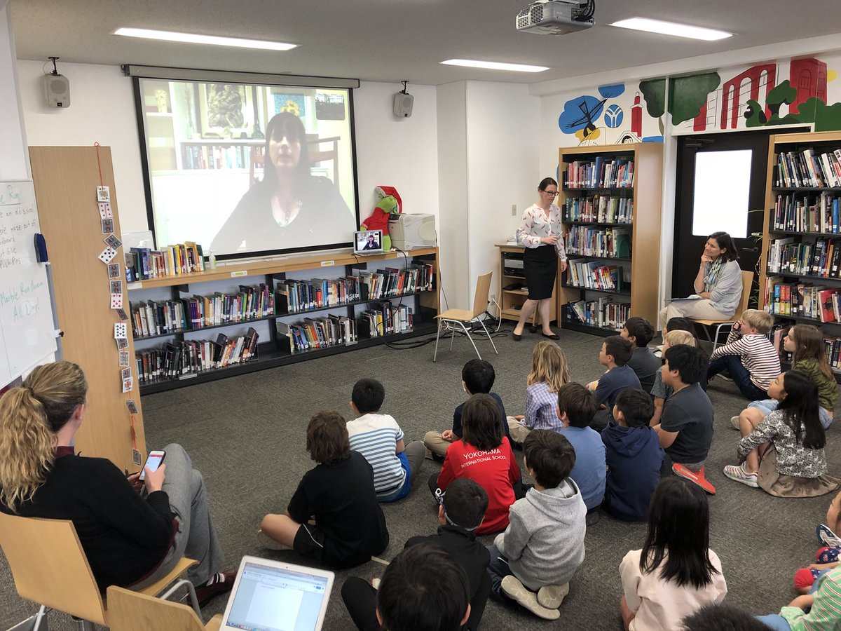 3NYIS's tweet photo. Skype interview with Jacqueline Davies! #lemonadewar #yislearning https://t.co/ROk1aOo2eQ
