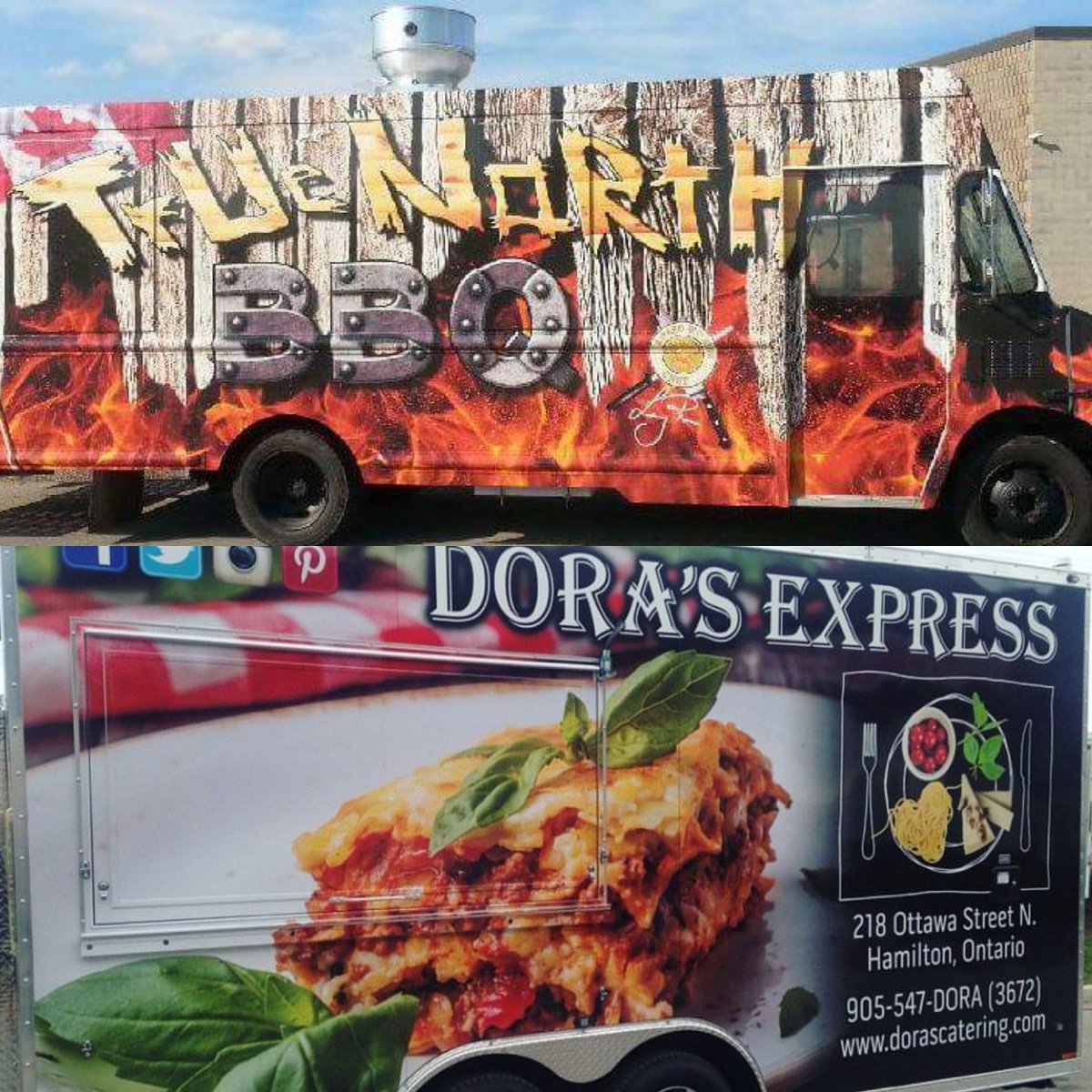 Hey #HamOnt #UGGFoodTrucks is off to an early start Wed Apr 25th 4:30 to 8pm with <a href="/TruNorthBBQ/">True North BBQ</a> and @Dorasexpress. See you all here!