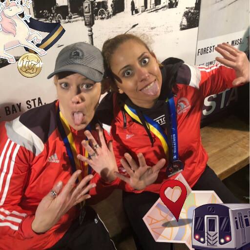 PnkBlkRunnaGrl's tweet photo. #itsdelicate to run #26point2 in the cold/ pouring rain.. to say #BostonMarathon2018 was a mental/ physical struggle is putting it lightly.. took everything to #shakeitoff &amp; focus on getting to Boylston where we’d be #outofthewoods.. finishing=grit + heart= #BostongStrong #bqchat https://t.co/EhDn7b3Opo