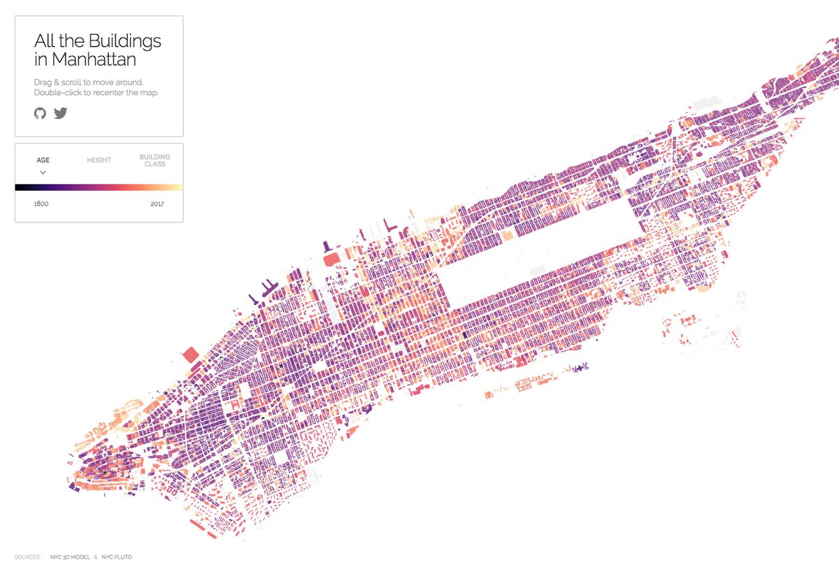 taylorbaldwin's tweet photo. Excited to finally release this 3D interactive #DataVisualization that renders all 47K buildings in Manhattan.

Best on desktop Chrome! 😬

https://t.co/OKqzd0uQt9

#creativecoding #dataviz #nyc https://t.co/vSxO9Wuqah