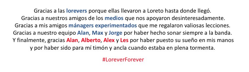 Cuando hay mucho dolor lo mejor es callar para no decir cosas que uno realmente no siente. Ya tuve tiempo de reflexionar y esto es lo que tengo que decir.