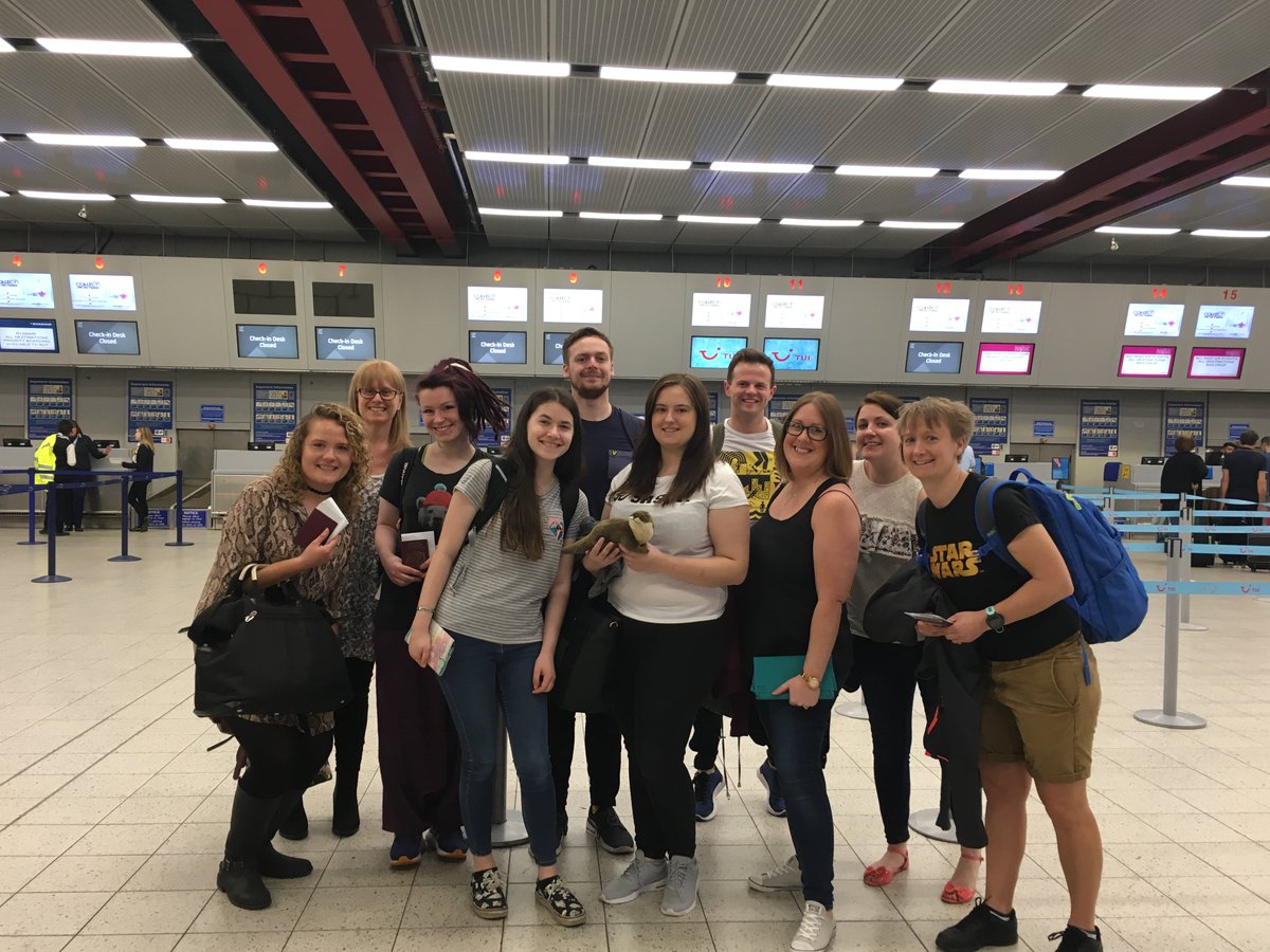 carol_campion's tweet image. Lithuania here we come! Coventry university OT students and staff ready for field trip with peers from
Belgium and Lithuania.