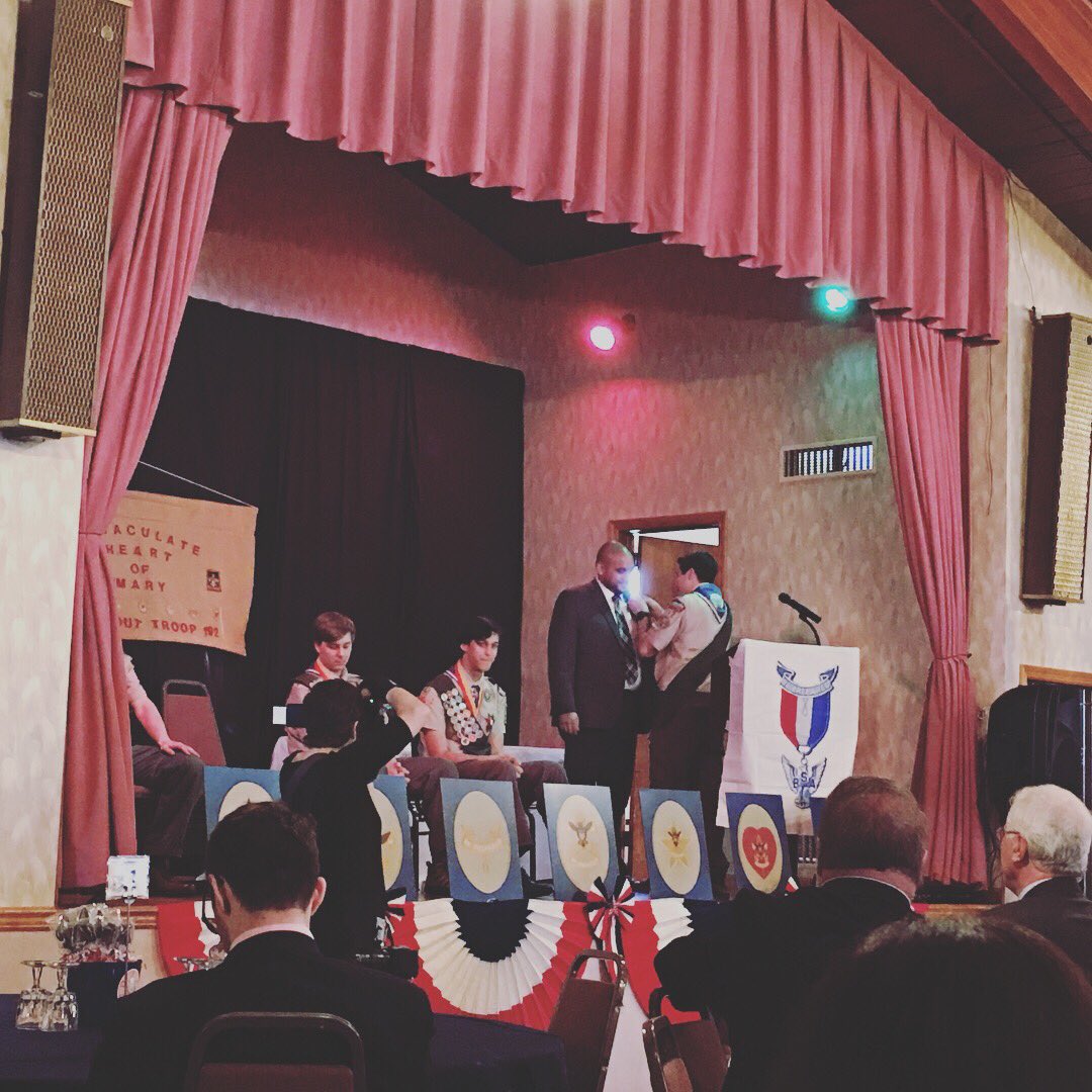 mr_batiz's tweet image. Was honored and humbled to attend the Eagle Scout Ceremony of some incredibly faithful band kids.  What an amazing experience! To top it off I was awarded TWO “Mentor Pins.” I’m thankful to be in a position that allows me to inspire and motivate!