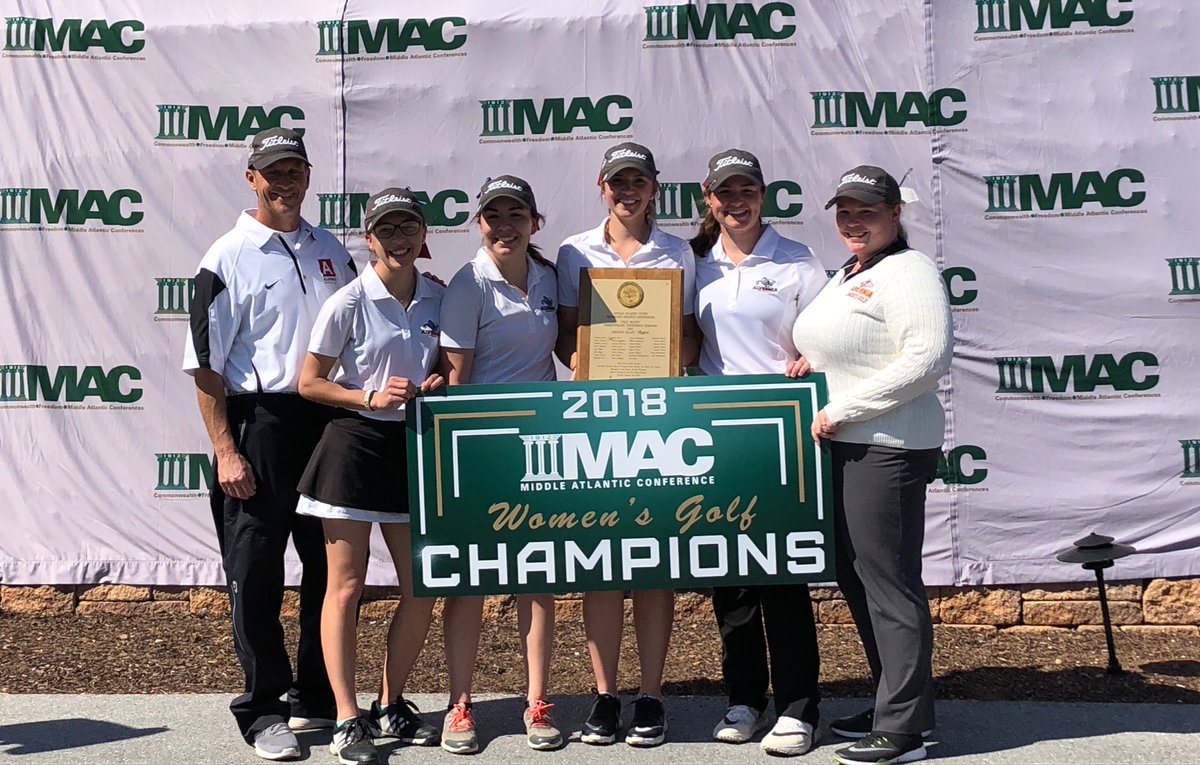 AU_womens_golf's tweet photo. We did it! Your Golden Wolves won the 2018 MAC Championships! #weregoingtonationals #seeyouinflorida https://t.co/N0cQcmpI6v