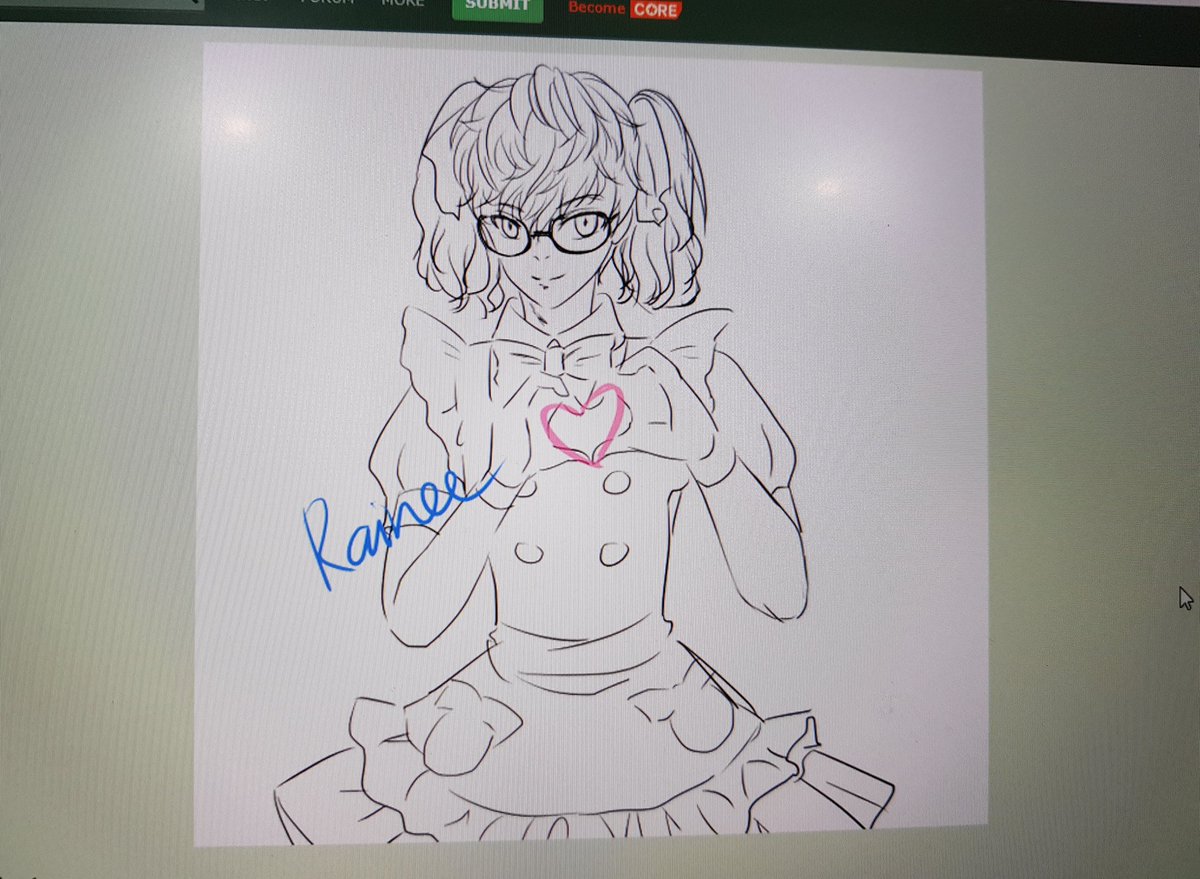 rain_fuyu's tweet image. My friend said she wanted to see Ren in maid costume so I did it 😆
You can see it on my deviantart #persona #persona5 #renamamiya