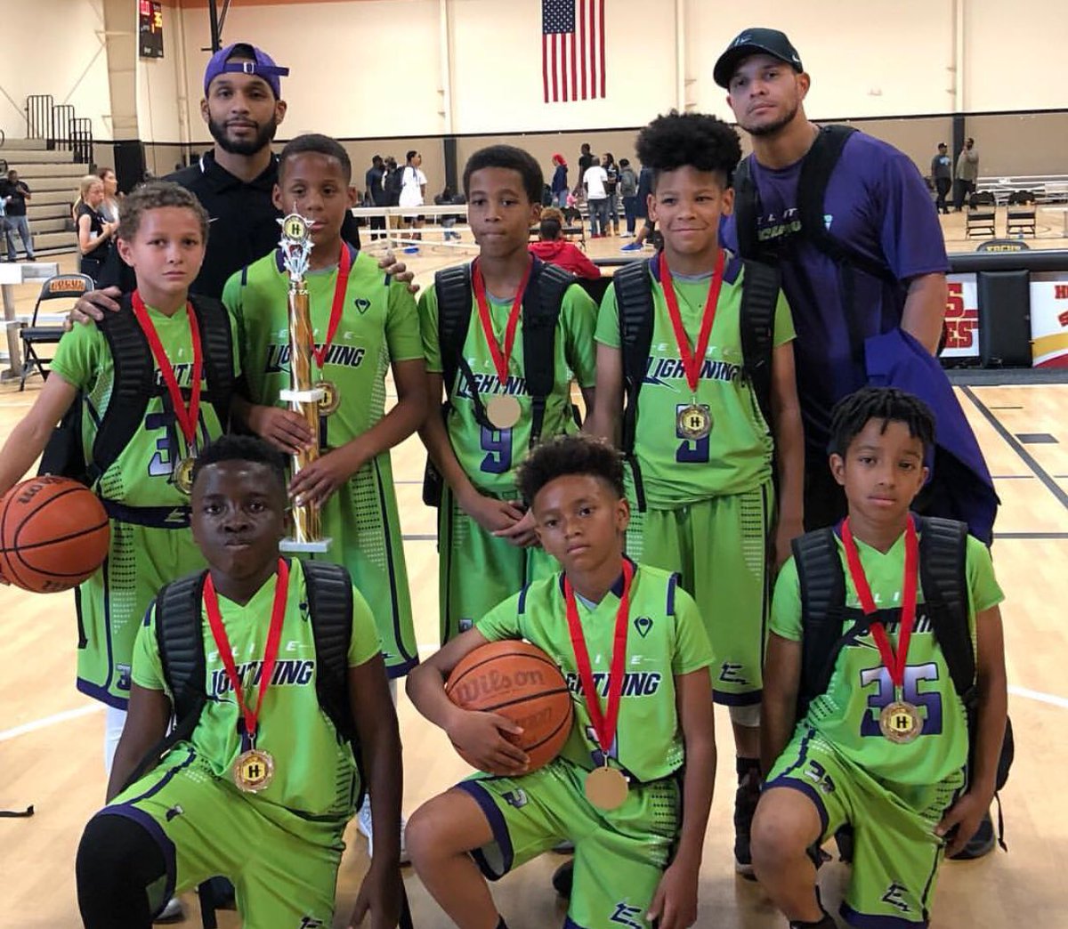 LightningElite_'s tweet photo. ππ£ HARDWARE ALERT π£π Hardwork on the Hardwoods for our LE 2026 Boys lead to bringing home the Under Armour Texas Youth Lone Star Challenge Championship! Way to REP THE BOLT!! #LEStrong #LIGHTITUP #LEpride #LEBasketball https://t.co/cstNqryoxm