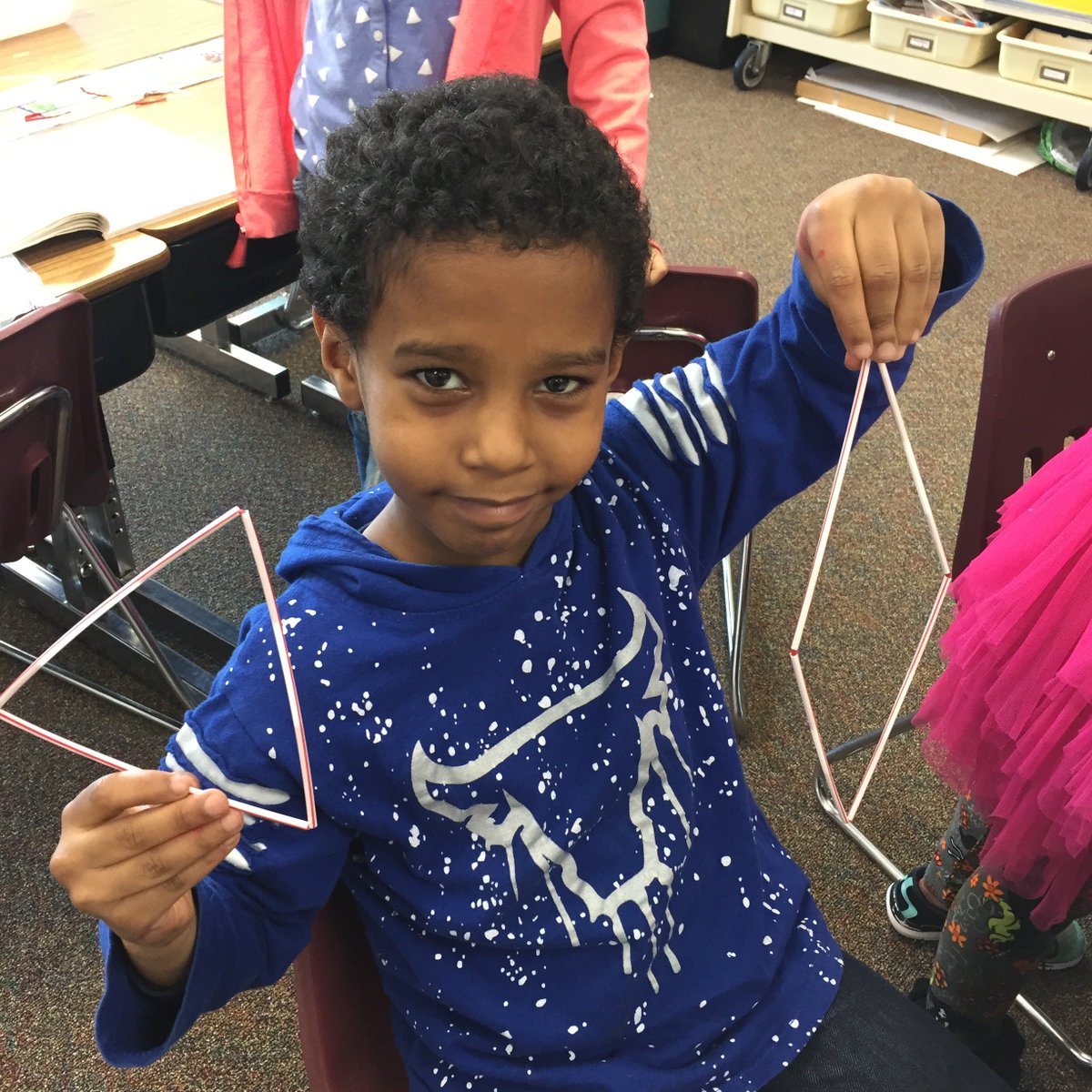TroupClassSSP's tweet photo. Applying what we've learned to make POLYGONS during our geometry unit. Hands on learning is the BEST!
#ssppride #tryeverythingkec https://t.co/Bx4MxY7DFs