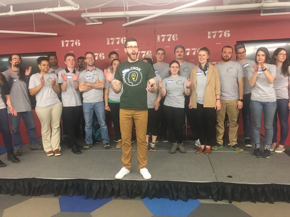 discocowboy's tweet photo. Congratulations @usabilathon competitors, thanks for inviting me to be a part of #UsabilathonDC 2018 @MetroStarSystem https://t.co/wwpqj0w2TN