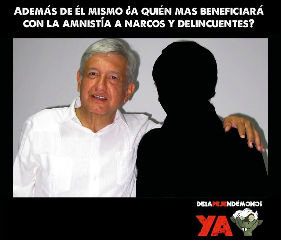 ¿Cómo hará AMLO para reafirmar su teoría de amnistía a criminales y erradicar la delincuencia en el país? Es hora, desapejendémonos #YoDebatoMx