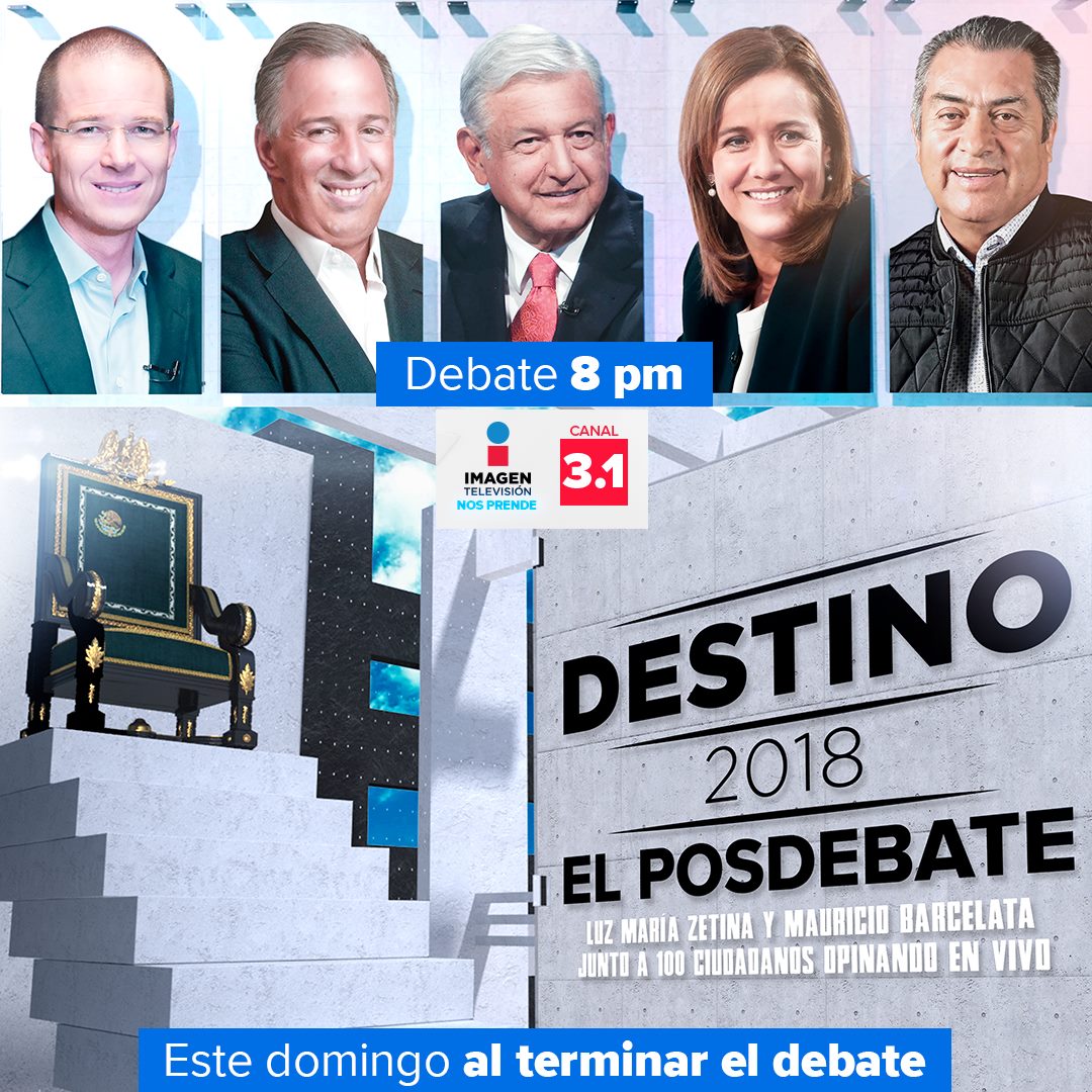 elpuercules's tweet photo. Órale raza... vamos a ver el debate. Pónganle a @ImagenTVMex 
#SeArmoElCochinero https://t.co/jVRnKS7AzM