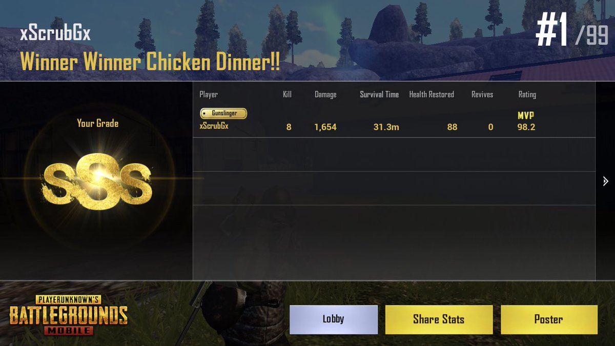 xScrubGx's tweet photo. First attempt at solo vs squads, 2v1 at the end. Regret not recording it lol #ScrubG #PUBG #PUBGMobile https://t.co/NBGWwc85i3