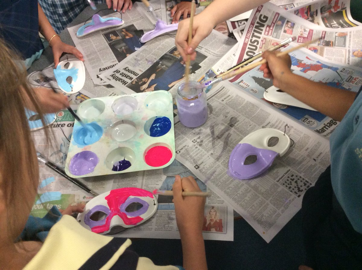 sdenm33's tweet photo. Art club term two - starting the term designing masks #flssip https://t.co/Lh2x56icd4