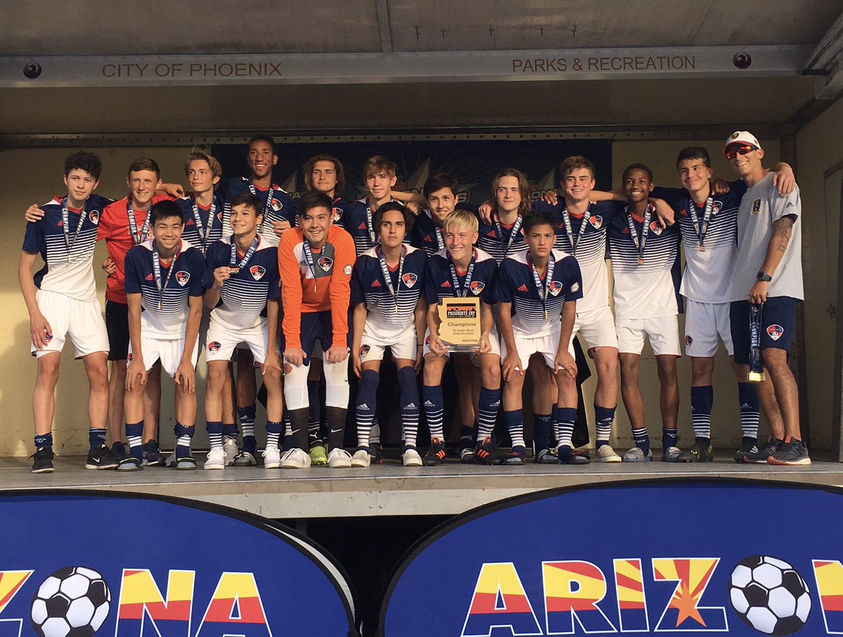 legacyazsoccer's tweet photo. 02 Boys White 
2018 Presidents Cup Champions
#AZAsOne https://t.co/XdjkHatyn0