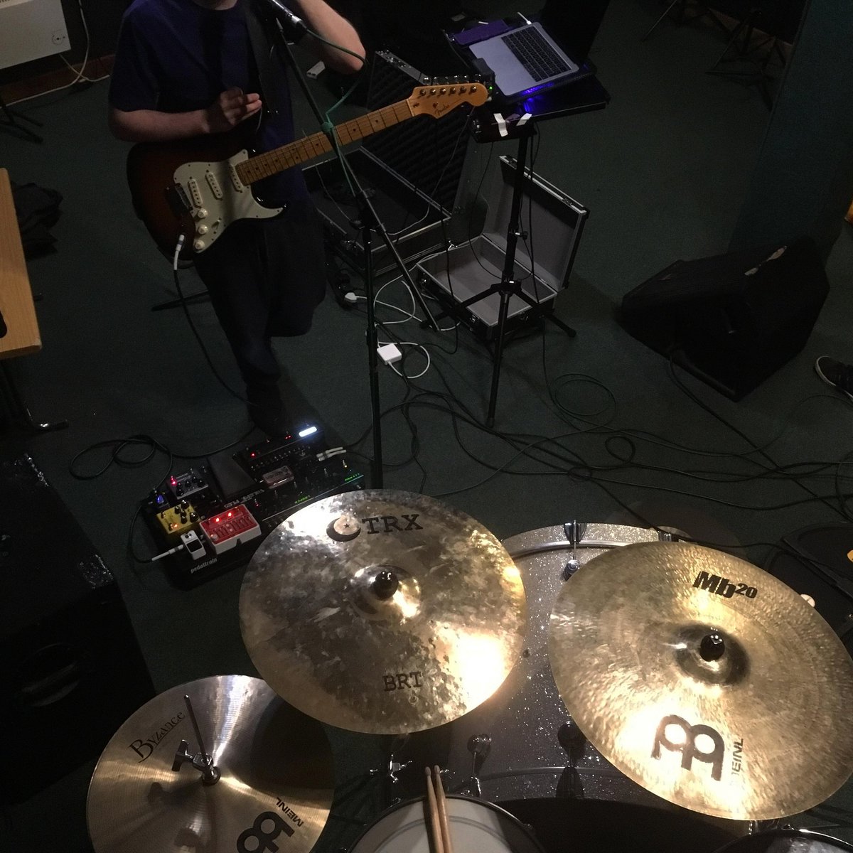 We've never played live before; today we had our first rehearsal. Excited to reveal why.