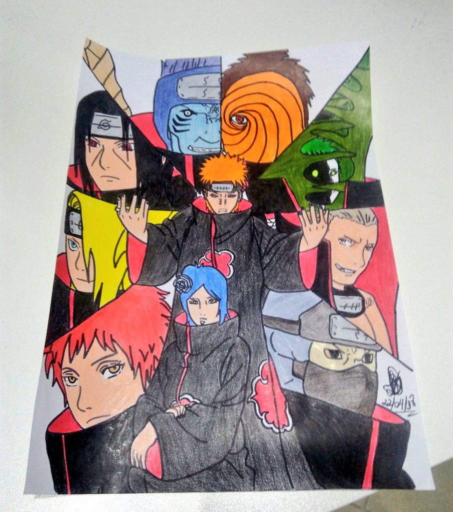 Leh_bragaa's tweet photo. "The red cloud on this coat symbolizes the blood that rained overdose the hidden rain from war. Those who don't understand true pain can never understand true peace." - Akatsuki
#Akatsuki #Naruto #BadandGood #drawing https://t.co/PW5tVC4767