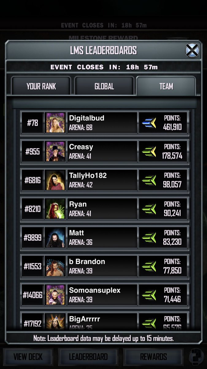 CommonJP18's tweet photo. @WWESuperCard 

Well done to our team member Digitalbud, making the top 💯. Great job. 

#CommonCards https://t.co/hU8rwSpDkV