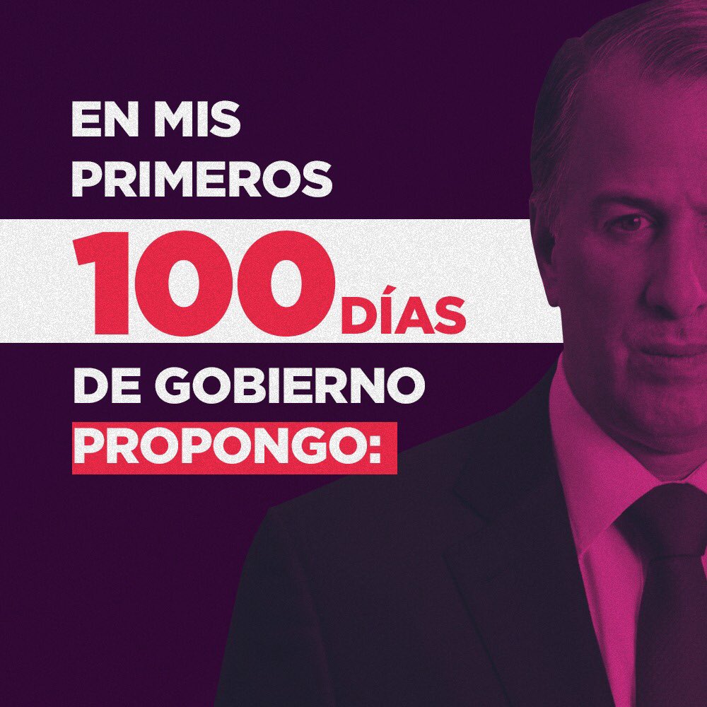 JoseAMeadeK's tweet image. Esto es lo que me propongo lograr en mis primeros 100 días de gobierno #MeadePresidente