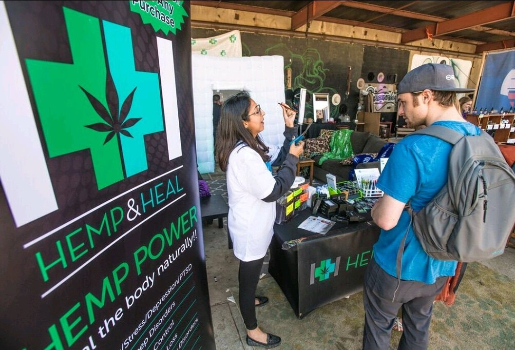 Swing by the <a href="/hempandheal/">Hemp and Heal</a> booth to learn about their nutritional CBD products and thank them for sponsoring our Blue Dream stage 🙌🏻💙