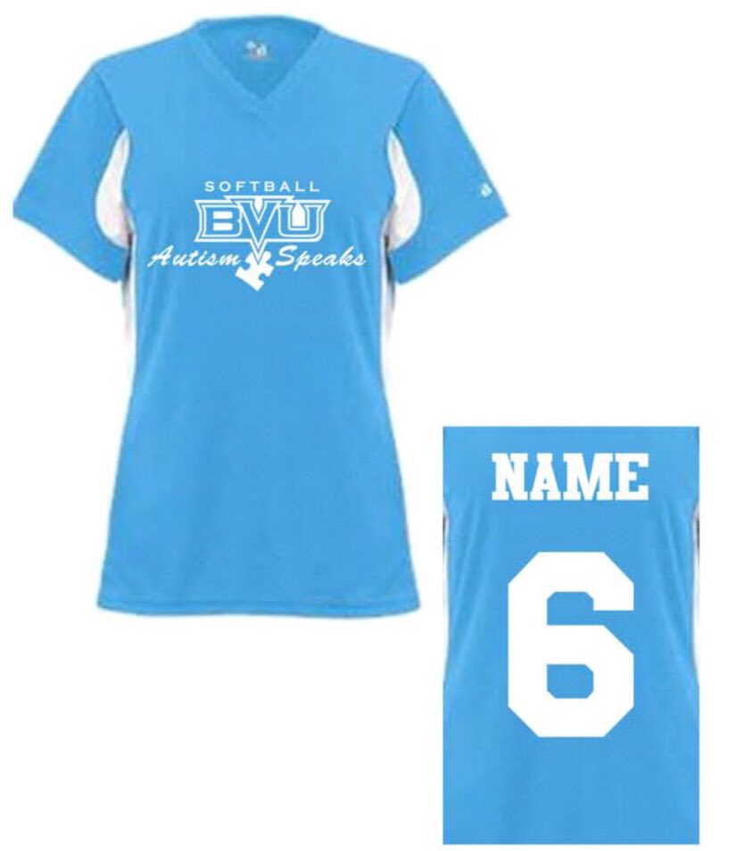 autism softball jersey